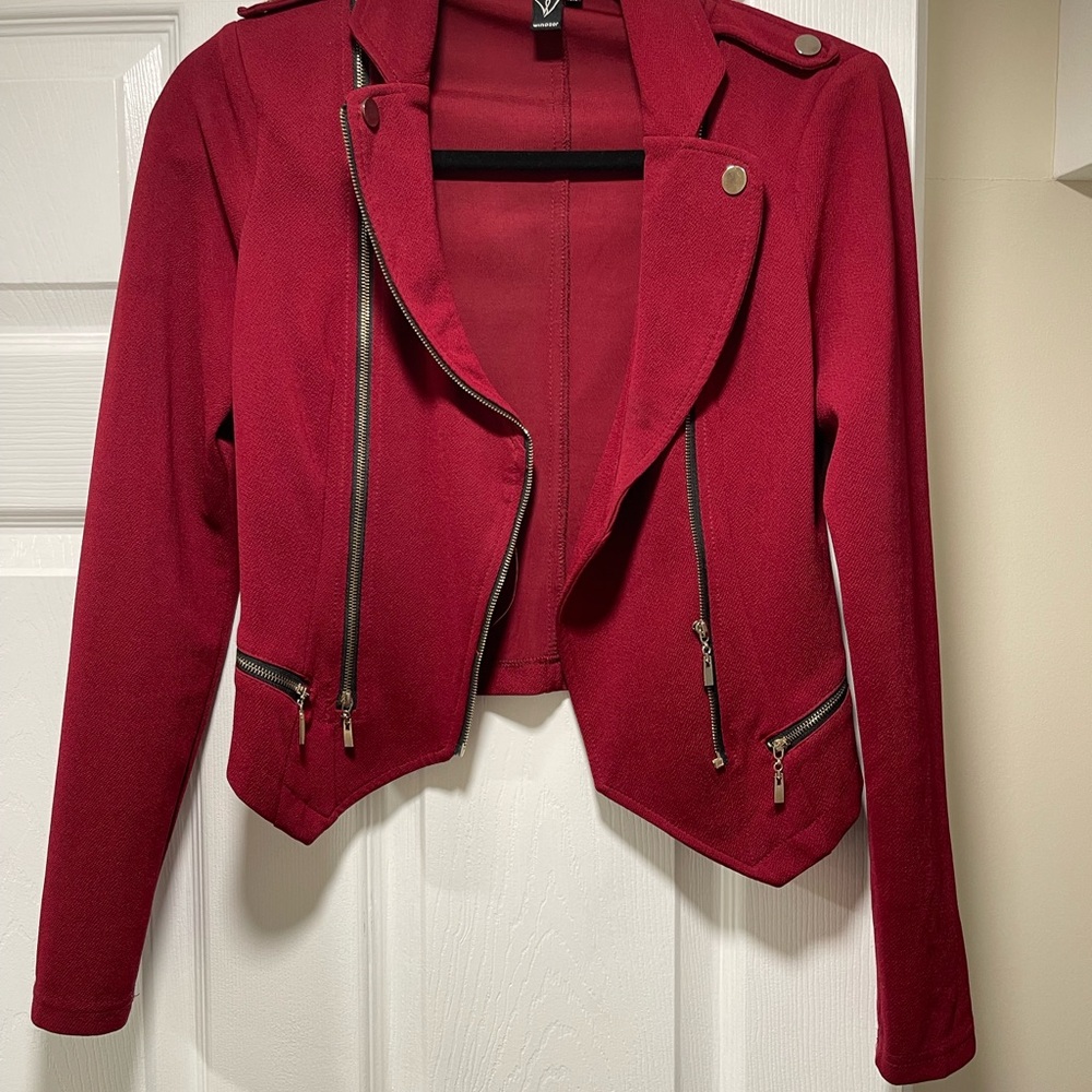Stylish Red Women's Jacket